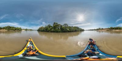 En canoa por el Río Guayabero Colombia