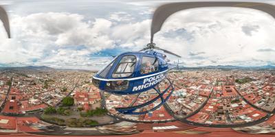 Helicóptero de Policía de Michoacán Morelia