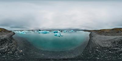 Lago Glaciarl Jökulsárlón en Islandia